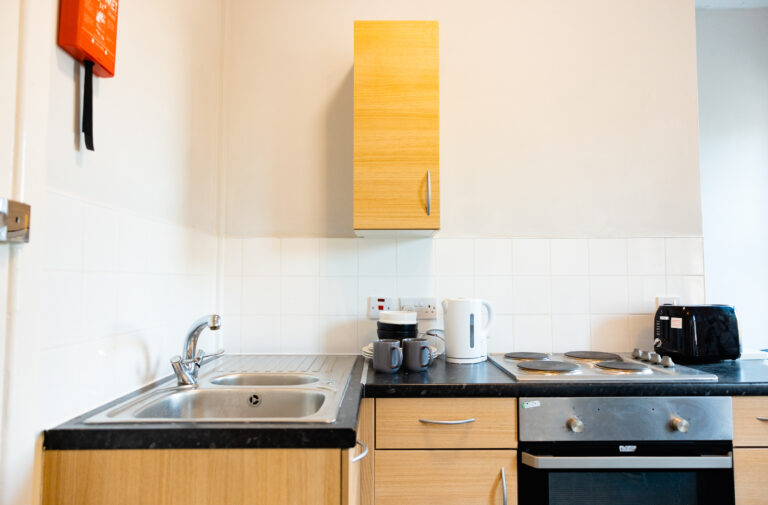 Kitchen area in flat